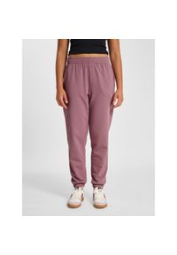 Damskie spodnie dresowe Hummel Pulse. Kolor: fioletowy. Materiał: dresówka. Sport: fitness