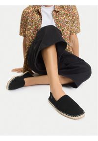 Quiksilver Espadryle EOHP-BARREL-01 Czarny. Kolor: czarny. Materiał: materiał #1