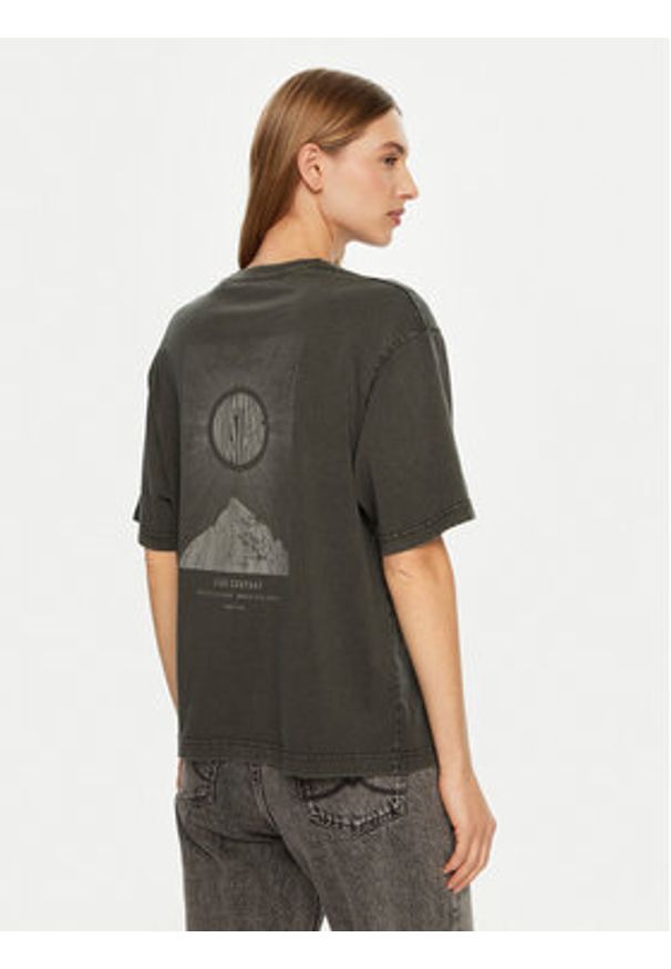 Mustang T-Shirt Welby 1015943 Szary Oversize. Kolor: szary. Materiał: bawełna