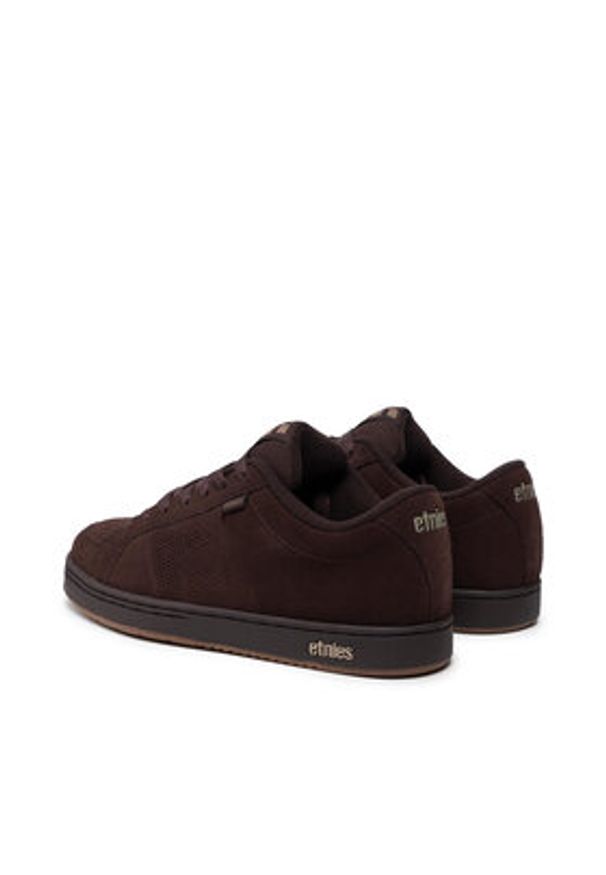 Etnies Sneakersy Kingpin 4101000091 Brązowy. Kolor: brązowy. Materiał: zamsz, skóra