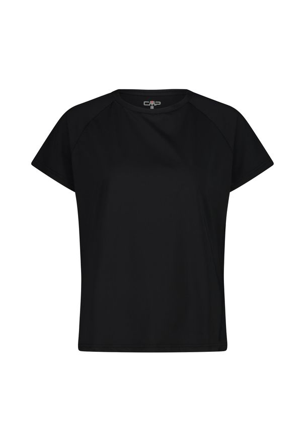 Koszulka damska turystyczna CMP 34N1606. Kolor: czarny. Sport: turystyka piesza