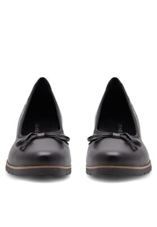 Lasocki Baleriny EST-TOMBA-01 Czarny. Kolor: czarny. Materiał: skóra