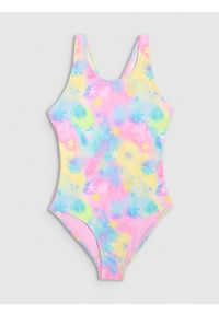 4f - 4F Kostium kąpielowy jednoczęściowy dziewczęcy - multikolor 158/164 (12-14 lat). Kolor: wielokolorowy #1