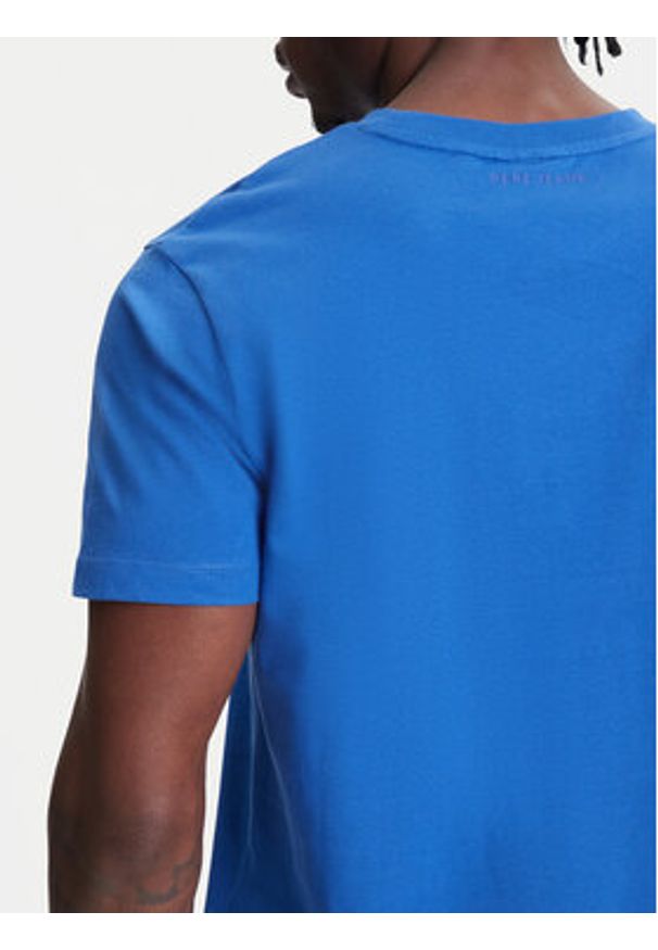 Pepe Jeans T-Shirt Red Bull Racing Logo RM500016 Niebieski Regular Fit. Kolor: niebieski. Materiał: bawełna