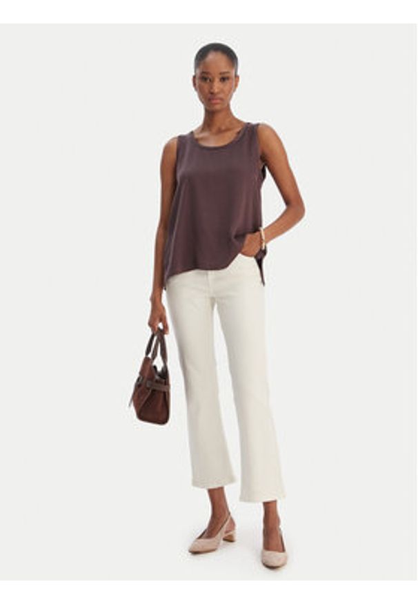 Marella Jeansy Sfinge 2615131261 Écru Slim Fit. Kolor: kremowy