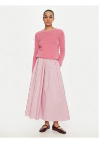 Weekend Max Mara Spódnica trapezowa Curvato 2515101011 Różowy Regular Fit. Kolor: różowy. Materiał: bawełna, syntetyk