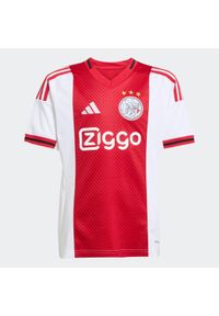 Adidas - Koszulka piłkarska dla dzieci ADIDAS Ajax Amsterdam 25/26 domowa. Sezon: lato. Sport: piłka nożna