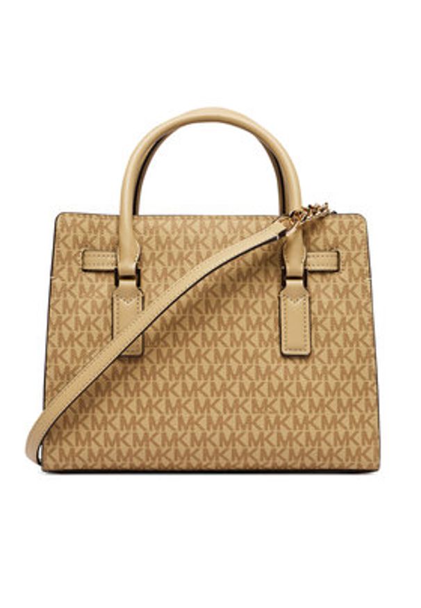 MICHAEL Michael Kors Torebka Hamilton Moderne 30T6GNXS1V Kremowy. Kolor: kremowy. Materiał: skórzane