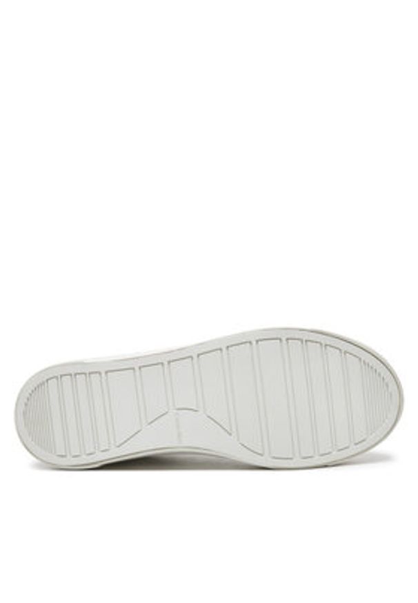 Calvin Klein Sneakersy Cupsole Lace Up W/Ml Lth HW0HW02201 Biały. Kolor: biały. Materiał: skóra
