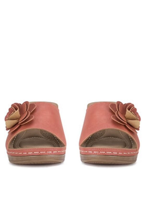 Clara Barson Klapki WYL05010-29 Czerwony. Kolor: czerwony. Materiał: syntetyk