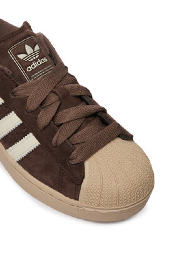 Adidas - adidas Sneakersy Superstar II IH9314 Brązowy. Kolor: brązowy. Materiał: nubuk, skóra. Model: Adidas Superstar