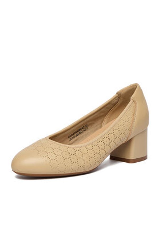 Lasocki Czółenka CEO-WYL4060-4Z Beżowy. Kolor: beżowy. Materiał: skóra