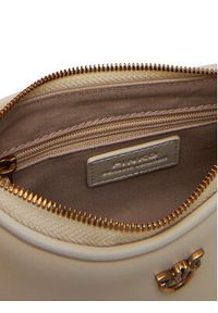 Pinko - PINKO Torebka Half Moon Baby PE 25 PLTT 103538 A0F1 Beżowy. Kolor: beżowy. Materiał: skórzane
