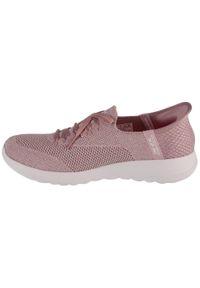 skechers - Buty sportowe Sneakersy damskie, Slip-Ins: Go Walk Joy - Abby. Kolor: różowy. Sport: turystyka piesza