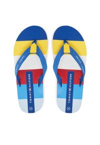 TOMMY HILFIGER - Tommy Hilfiger Japonki T3X8-33907-0058Y913 S Granatowy. Kolor: niebieski