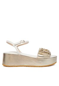 Liu Jo Sandały Flo 01 SA6137 PX026 Złoty. Kolor: złoty. Materiał: skóra #1