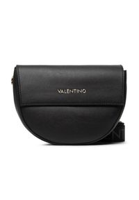 Valentino by Mario Valentino - VALENTINO Czarna torebka Bigs. Kolor: czarny. Wzór: paski #3