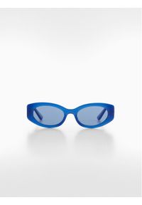 mango - Mango Okulary przeciwsłoneczne Marisa 47015919 Niebieski. Kolor: niebieski