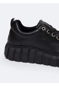 Big-Star - Sneakersy damskie czarne MM274617 906. Okazja: na spacer, na co dzień. Nosek buta: okrągły. Kolor: czarny. Materiał: skóra ekologiczna, guma. Sport: turystyka piesza #4