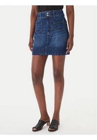 BOSS Spódnica jeansowa 50559404 Niebieski Regular Fit. Kolor: niebieski. Materiał: bawełna #1