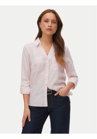 Vero Moda Koszula Islunn 10342449 Różowy Regular Fit. Kolor: różowy. Materiał: bawełna #1
