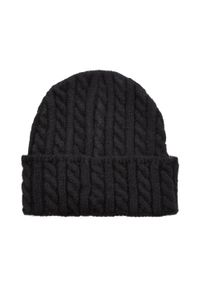 Urban Classics - Logo Cable Knit Beanie. Kolor: czarny