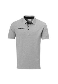UHLSPORT - Polo Uhlsport Essential Prime. Typ kołnierza: polo. Kolor: szary, wielokolorowy, czarny. Styl: sportowy #1
