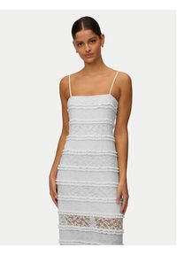 Vero Moda Sukienka wieczorowa Lucia 10348443 Kremowy Regular Fit. Kolor: kremowy. Materiał: syntetyk. Styl: wizytowy #4