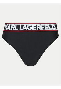 Karl Lagerfeld - KARL LAGERFELD Dół od bikini 240W2222 Czarny. Kolor: czarny. Materiał: syntetyk #3