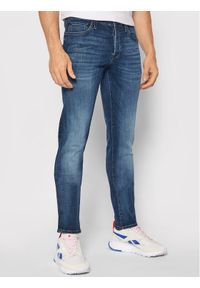 Jack & Jones - Jack&Jones Jeansy Glenn 12133074 Granatowy Slim Fit. Kolor: niebieski