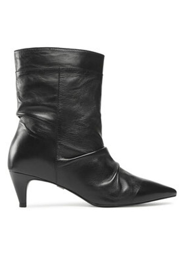 Gino Rossi Botki 98235 Czarny. Kolor: czarny. Materiał: skóra