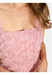 Swing Sukienka koktajlowa 5AK09100 Różowy Regular Fit. Kolor: różowy. Materiał: syntetyk. Styl: wizytowy #7