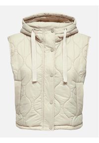 only - ONLY Bezrękawnik Valentina 15315383 Écru Regular Fit. Kolor: kremowy. Materiał: syntetyk. Długość rękawa: bez rękawów #2