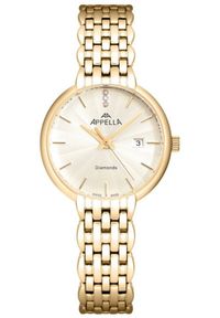 Acappella - Zegarek damski Appella L32000.1111DQ złoty. Kolor: złoty #1