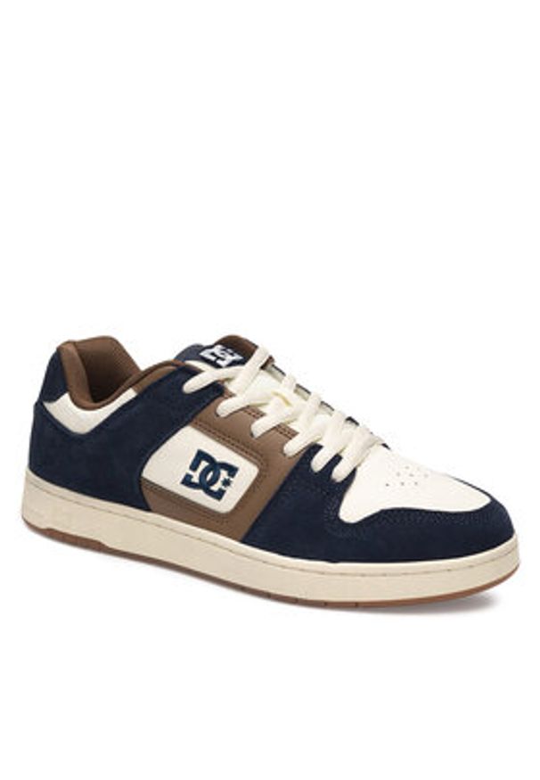 DC Sneakersy MANTECA 4 ADYS100765-TBN Granatowy. Kolor: niebieski. Materiał: zamsz, skóra
