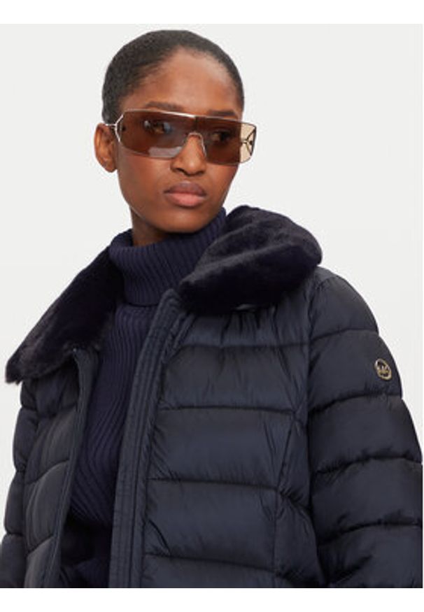 MICHAEL Michael Kors Kurtka zimowa 77B6597M42 Granatowy Slim Fit. Kolor: niebieski. Materiał: syntetyk. Sezon: zima
