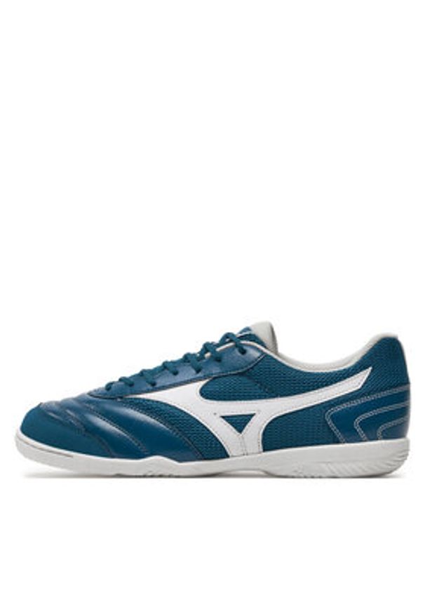 Mizuno Buty do piłki nożnej Mrl Sala Club In Q1GA2403 Niebieski. Kolor: niebieski. Materiał: skóra