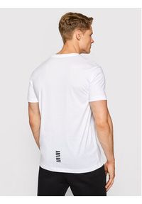 EA7 Emporio Armani T-Shirt 8NPT51 PJM9Z 1100 Biały Regular Fit. Kolor: biały. Materiał: bawełna