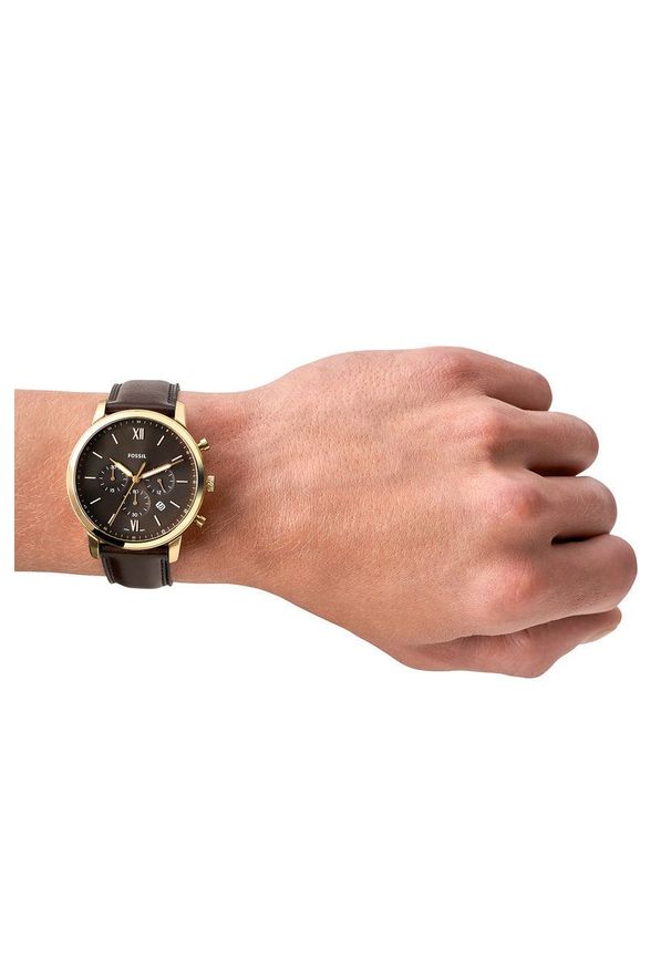 Fossil - Zegarek FS5763. Kolor: złoty