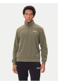 Napapijri Bluza B-Small Box Hz NP0A88TO Zielony Relaxed Fit. Kolor: zielony. Materiał: bawełna #1