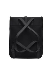 Rains Plecak Backpack Micro W3 13010 Czarny. Kolor: czarny. Materiał: materiał #4
