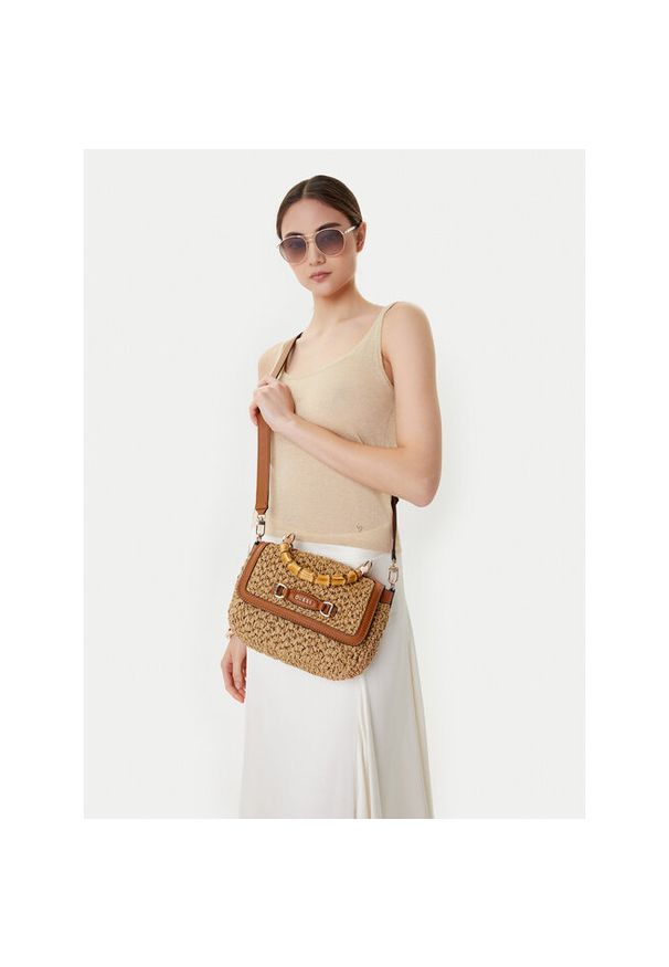 Torebka Guess. Kolor: beżowy