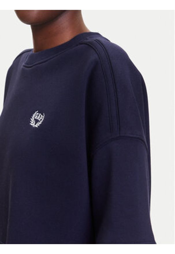 GAP - Gap Bluza 778442-00 Granatowy Oversize. Kolor: niebieski. Materiał: bawełna