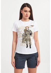 Aeronautica Militare - T-shirt AERONAUTICA MILITARE. Wzór: nadruk, aplikacja, napisy, haft #5
