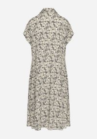 Born2be - Czarna Sukienka Bawełniana Koszulowa we Wzór Paisley Aelluria. Kolor: czarny. Materiał: bawełna. Wzór: paisley. Typ sukienki: koszulowe #5