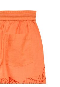 Vero Moda Szorty sportowe Lucia 10350997 Pomarańczowy jasny Regular Fit. Kolor: pomarańczowy. Materiał: bawełna #6