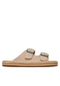TOMMY HILFIGER - Espadryle Tommy Hilfiger. Kolor: beżowy