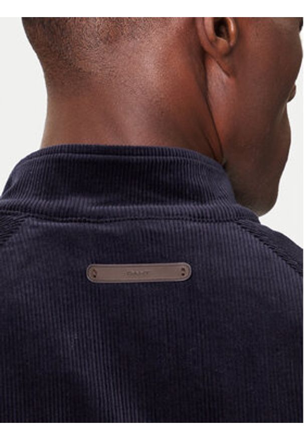 GANT - Gant Kurtka bomber Corduroy 7006547 Granatowy Regular Fit. Kolor: niebieski. Materiał: bawełna