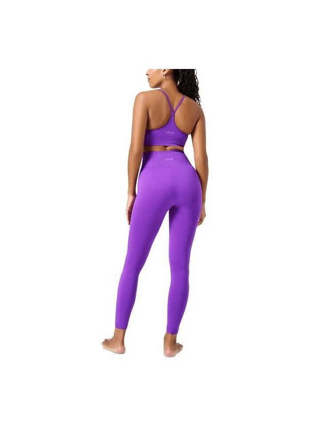 CASALL - Legginsy Damskie Fitness Casall Z Wysokim Stanem. Stan: podwyższony. Kolor: fioletowy. Sport: fitness
