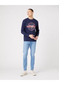 Wrangler - WRANGLER AMERICANA TEE MĘSKA KOSZULKA Z DŁUGIM RĘKAWEM LOGO W70QD3114 112320778. Długość rękawa: długi rękaw. Długość: długie #4